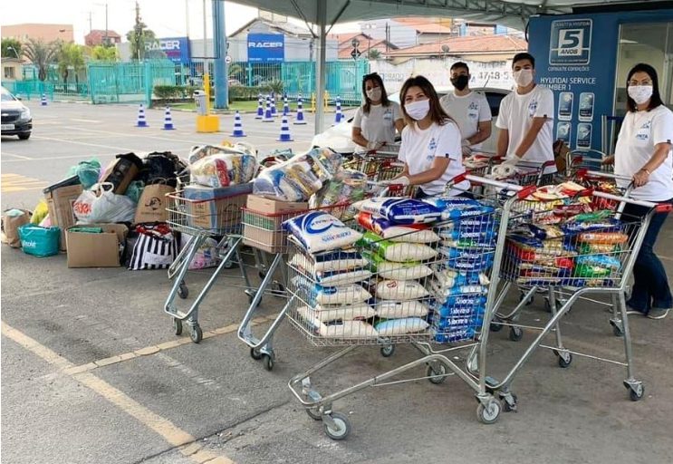 Ação solidária do Projeto "Junta Que Ajuda"