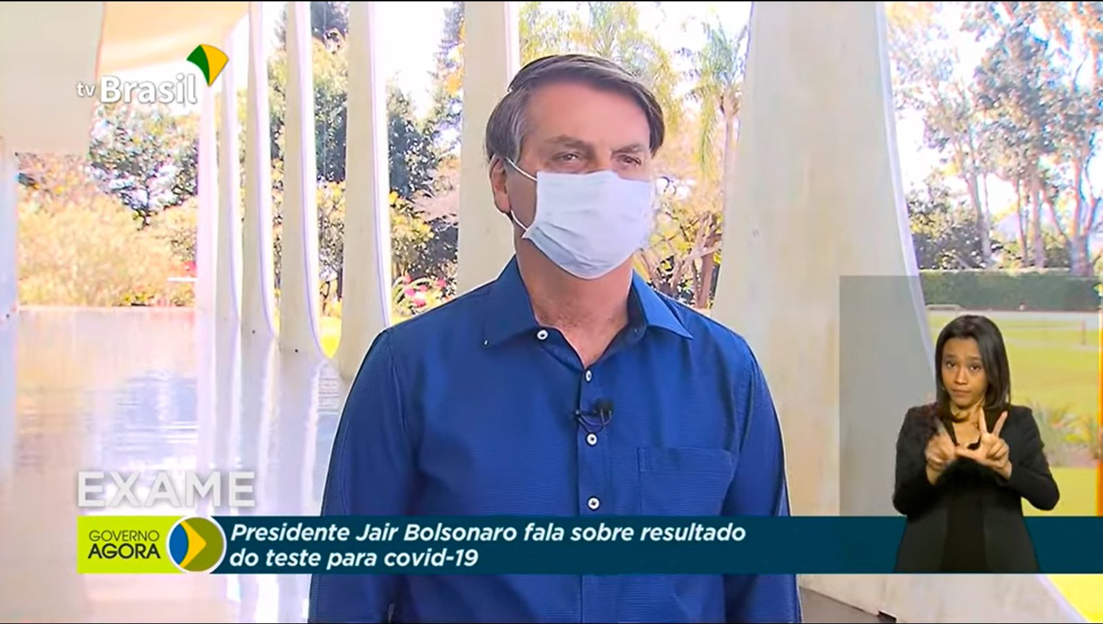 Bolsonaro COVID-19 positovo